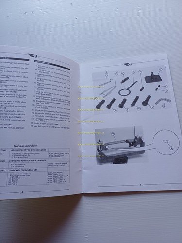 Aprilia Motore AM 345 50 manuale officina Italiano Inglese originale