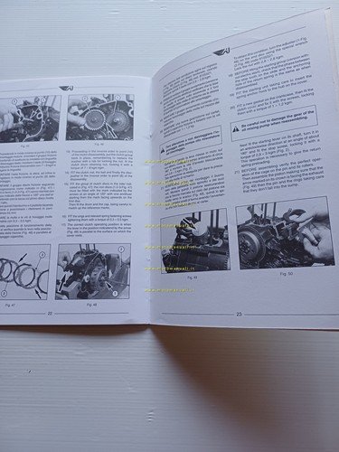 Aprilia Motore AM 345 50 manuale officina Italiano Inglese originale