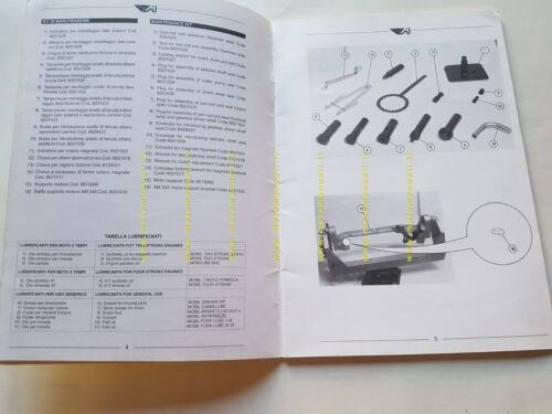 Aprilia Motore AM 345 50 manuale officina Italiano Inglese WORKSHOP …