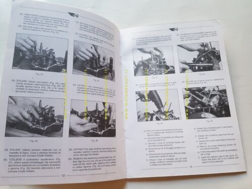 Aprilia Motore AM 345 50 manuale officina Italiano Inglese WORKSHOP …