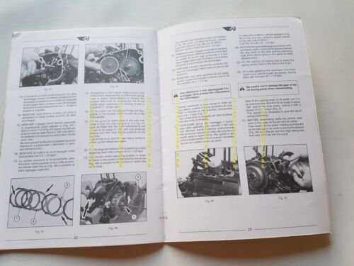 Aprilia Motore AM 345 50 manuale officina Italiano Inglese WORKSHOP …