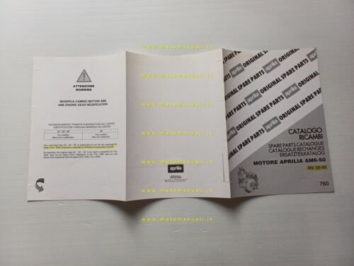 Aprilia motore AM6 50 (RS 50 1995) catalogo ricambi originale …