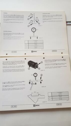 Aprilia motore Rotax 655 1992 manuale officina originale workshop manual