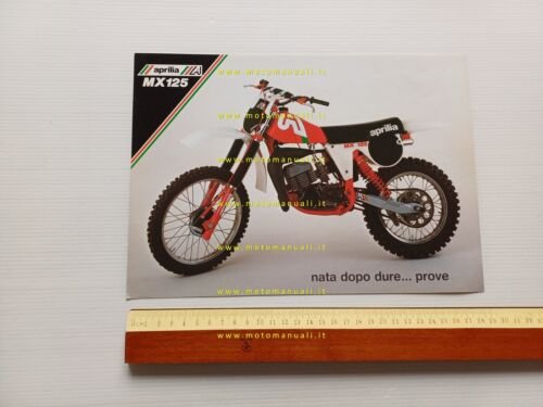 Aprilia MX 125 Cross 1979 depliant originale italiano