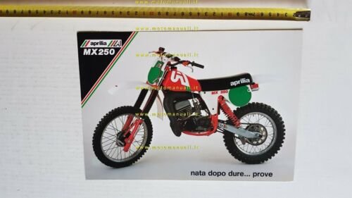 Aprilia MX 250 CROSS 1979 depliant originale moto brochure