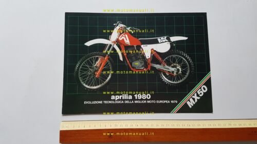 Aprilia MX 50 Cross 1980 depliant originale italiano
