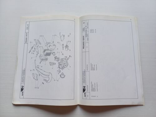 Aprilia Pegaso 125 1991 catalogo ricambi TELAIO originale spare part …