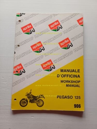 Aprilia PEGASO 125 manuale officina TELAIO italiano ORIGINALE