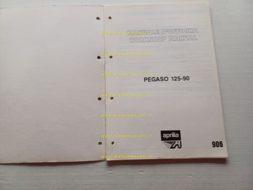 Aprilia PEGASO 125 manuale officina TELAIO italiano ORIGINALE