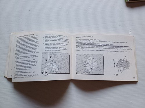 Aprilia Pegaso 125 manuale uso manutenzione originale