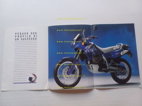 Aprilia Pegaso 600 1990 depliant italiano originale