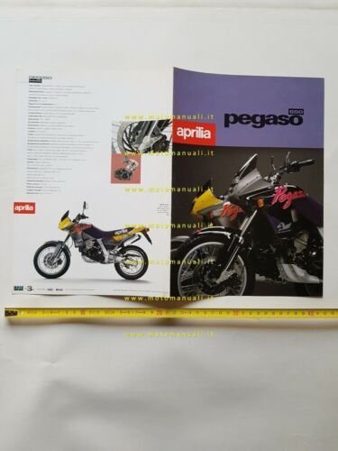 Aprilia Pegaso 650 1992 depliant originale brochure moto