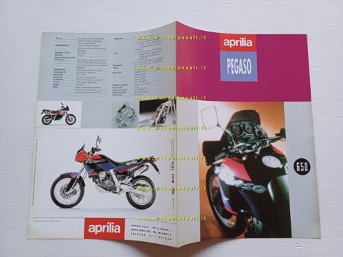 Aprilia Pegaso 650 1993 depliant originale italiano
