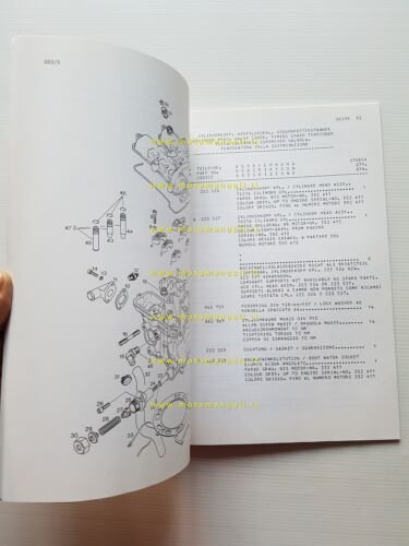 Aprilia Pegaso 650 1994 catalogo ricambi TELAIO originale