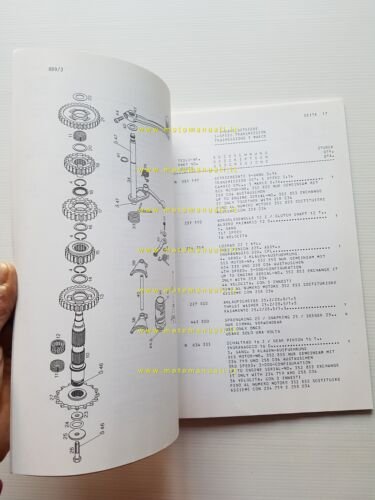 Aprilia Pegaso 650 1994 catalogo ricambi TELAIO originale