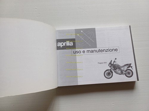Aprilia Pegaso 650 1996-2000 manuale uso manutenzione italiano ORIGINALE
