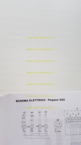 Aprilia Pegaso 650 1996-99 manuale uso manutenzione libretto ITALIANO originale