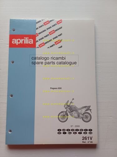 Aprilia Pegaso 650 1997-2000 catalogo ricambi TELAIO originale vers. 06