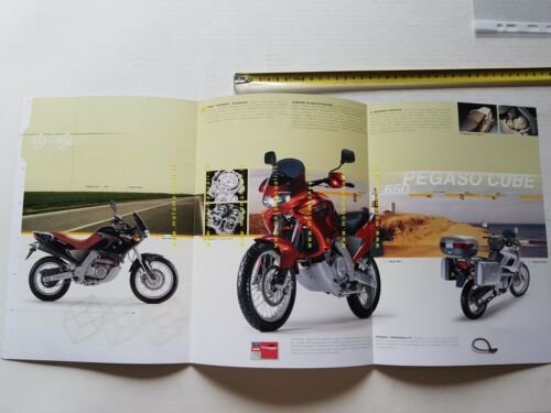 Aprilia Pegaso 650 Cube 1999 depliant originale brochure moto