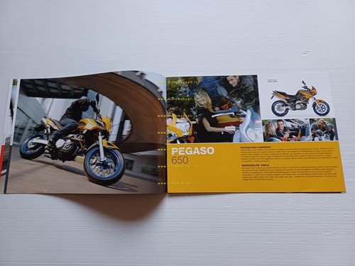 Aprilia Pegaso 650 Factory 2008 depliant italiano originale