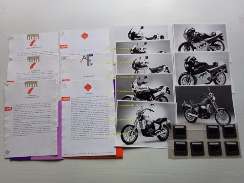 Aprilia presentazione modelli 1988 cartella stampa originale press kit