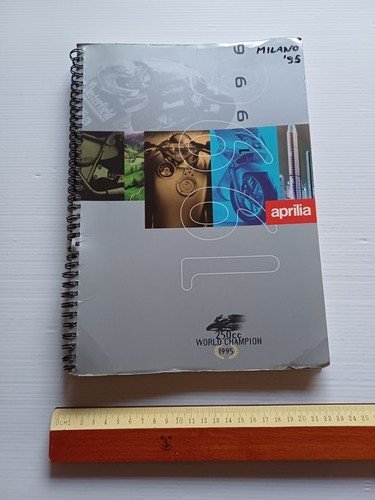 Aprilia presentazione modelli 1995 salone Milano cartella stampa originale