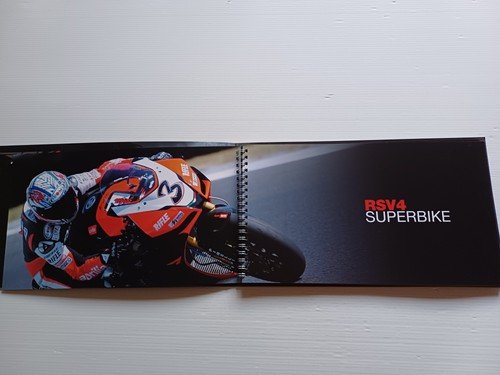 Aprilia presentazione RSV4 Factory modello 2009 cartella stampa originale