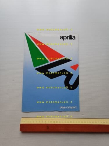 Aprilia produzione 125 250 cross enduro trial 1983 depliant originale …