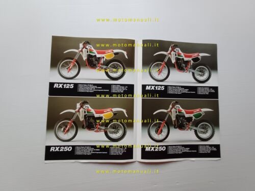 Aprilia produzione 125 250 cross enduro trial 1983 depliant originale …