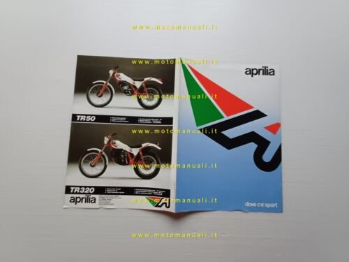 Aprilia produzione 125 250 cross enduro trial 1983 depliant originale …