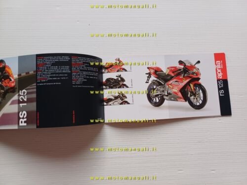 Aprilia produzione modelli 2007 depliant italiano originale