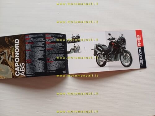 Aprilia produzione modelli 2007 depliant italiano originale