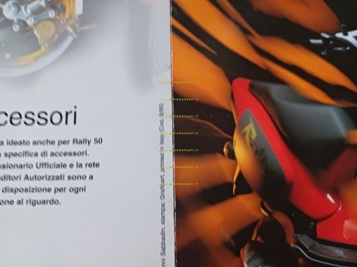 Aprilia Rally 50 1995 depliant italiano originale