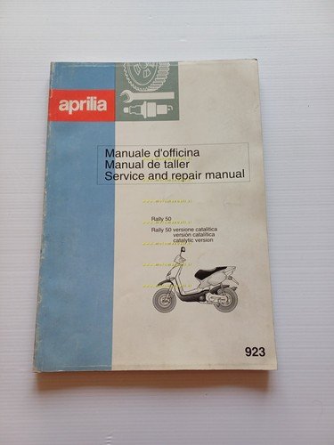 Aprilia Rally 50 scooter 1995 manuale officina TELAIO italiano ORIGINALE