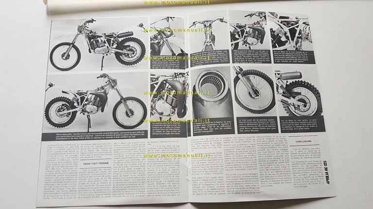 Aprilia RC 125 Regolarità 1977 prova su strada FRANCESE no …