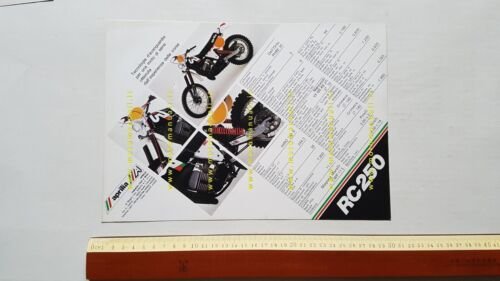 Aprilia RC 250 Regolarit Enduro 1979 depliant originale brochure moto