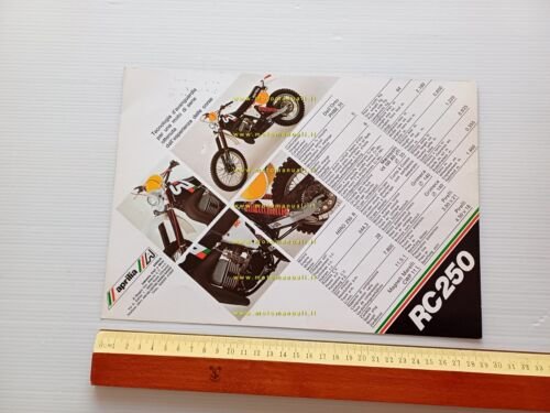 Aprilia RC 250 Regolarità Enduro 1979 depliant italiano originale