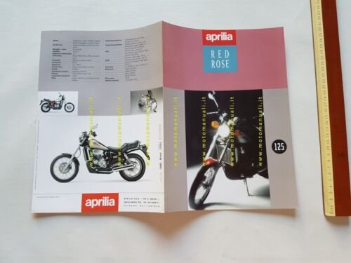 Aprilia RED ROSE 125 depliant originale italiano