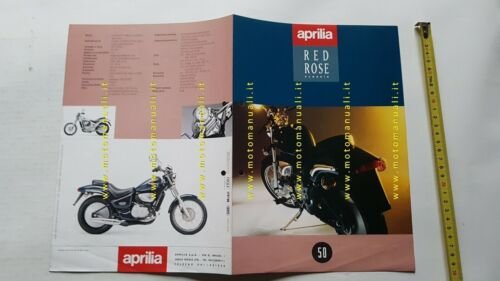 Aprilia Red Rose 50 Classic 1993 depliant originale volantino scooter …