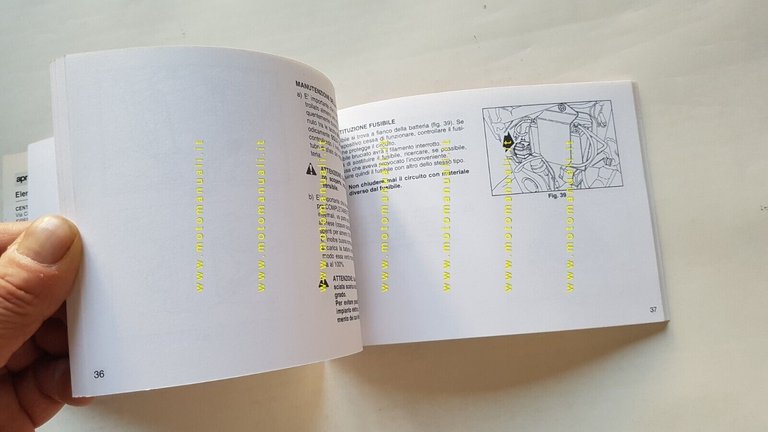 Aprilia Red Rose 50 manuale uso manutenzione originale Italiano OWNER'S …