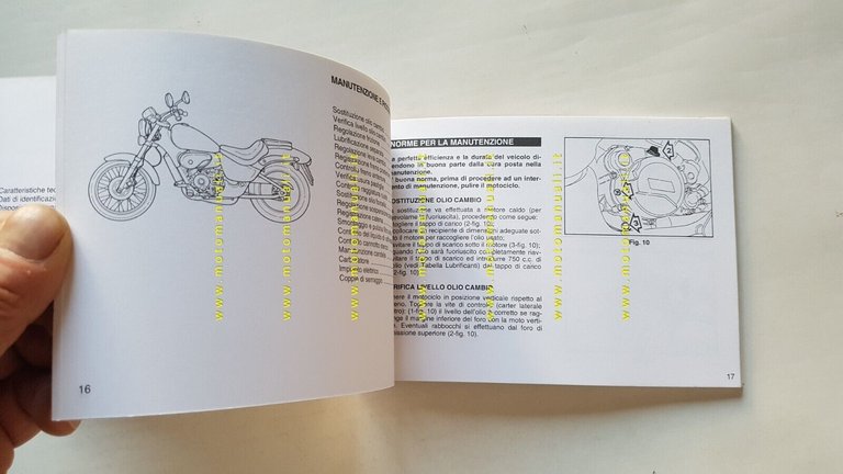 Aprilia Red Rose 50 manuale uso manutenzione originale Italiano OWNER'S …