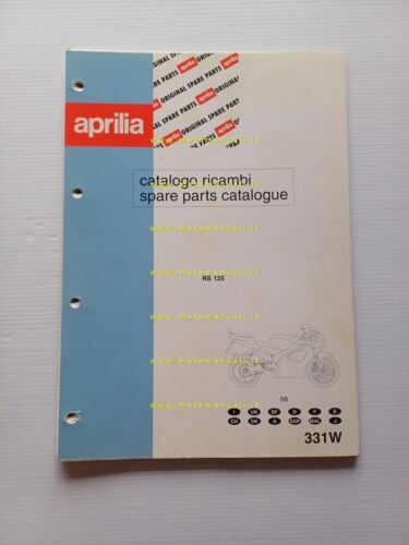 Aprilia RS 125 1998 catalogo ricambi TELAIO originale