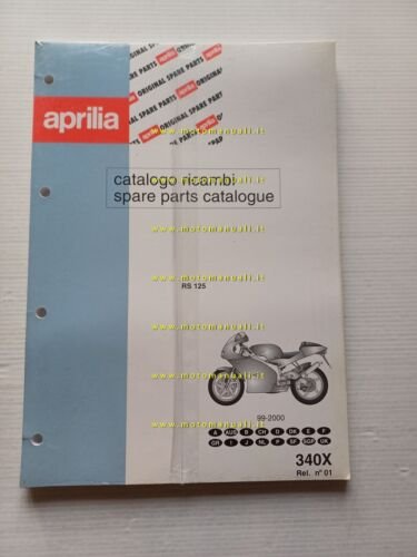 Aprilia RS 125 1999-2000 catalogo ricambi originale