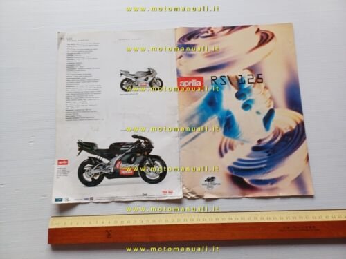 Aprilia RS 125 depliant originale italiano