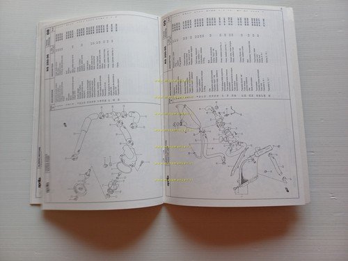 Aprilia RS 250 1996 catalogo ricambi MOTORE originale