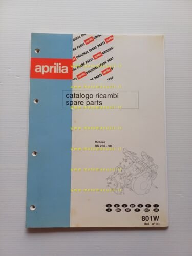 Aprilia RS 250 1998 catalogo ricambi MOTORE Suzuki originale