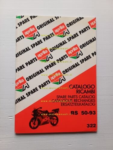 Aprilia RS 50 1993 catalogo ricambi TELAIO originale