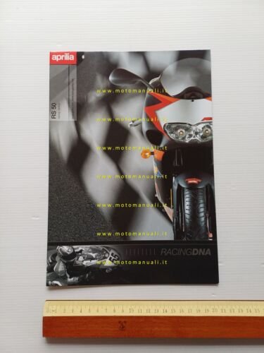 Aprilia RS 50 2002 depliant originale italiano