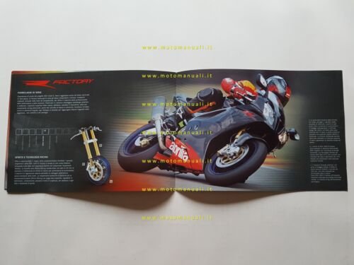Aprilia RSV 1000 - RSV 1000 Factory 2005 depliant originale …