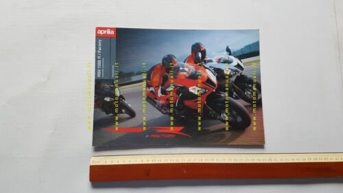 Aprilia RSV 1000 R - Factory 2004 depliant italiano originale …